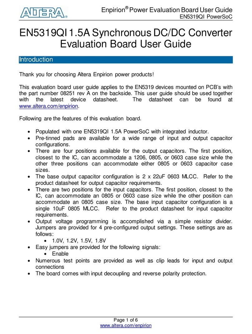 Altera EN5319QI User manual