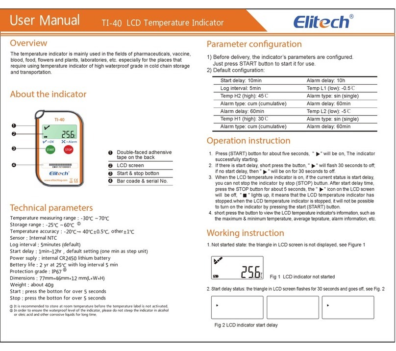 Elitech TI-40 user manual