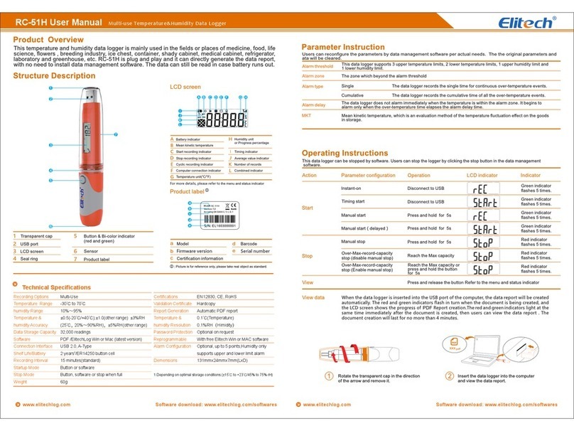 Elitech RC-51H user manual
