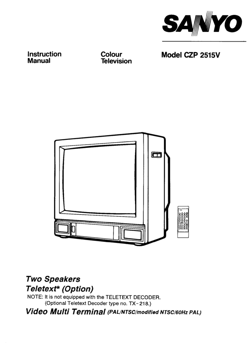 Sanyo CZP2515V User manual