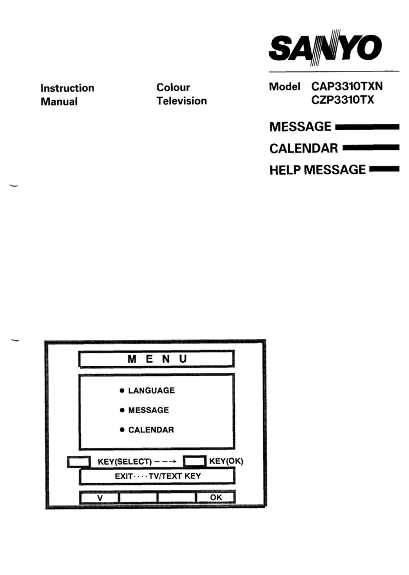 Sanyo CAP3310TXN User manual