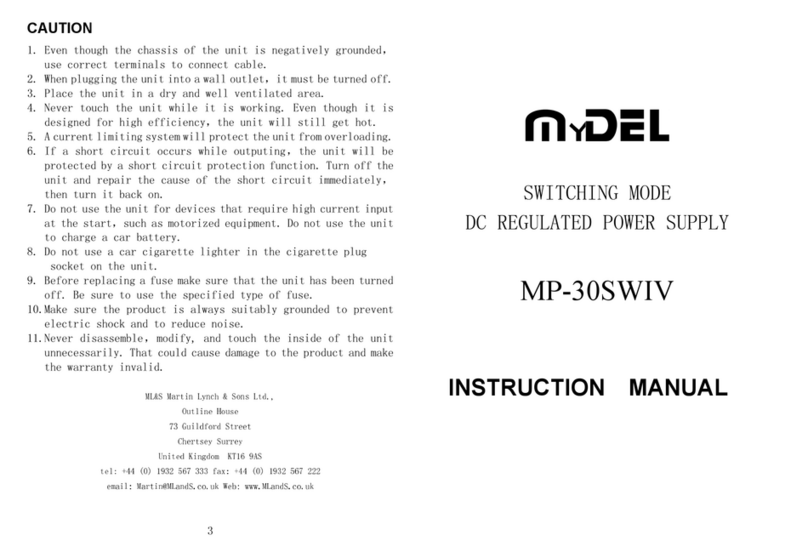 MyDEL MP-30SWIV instruction manual
