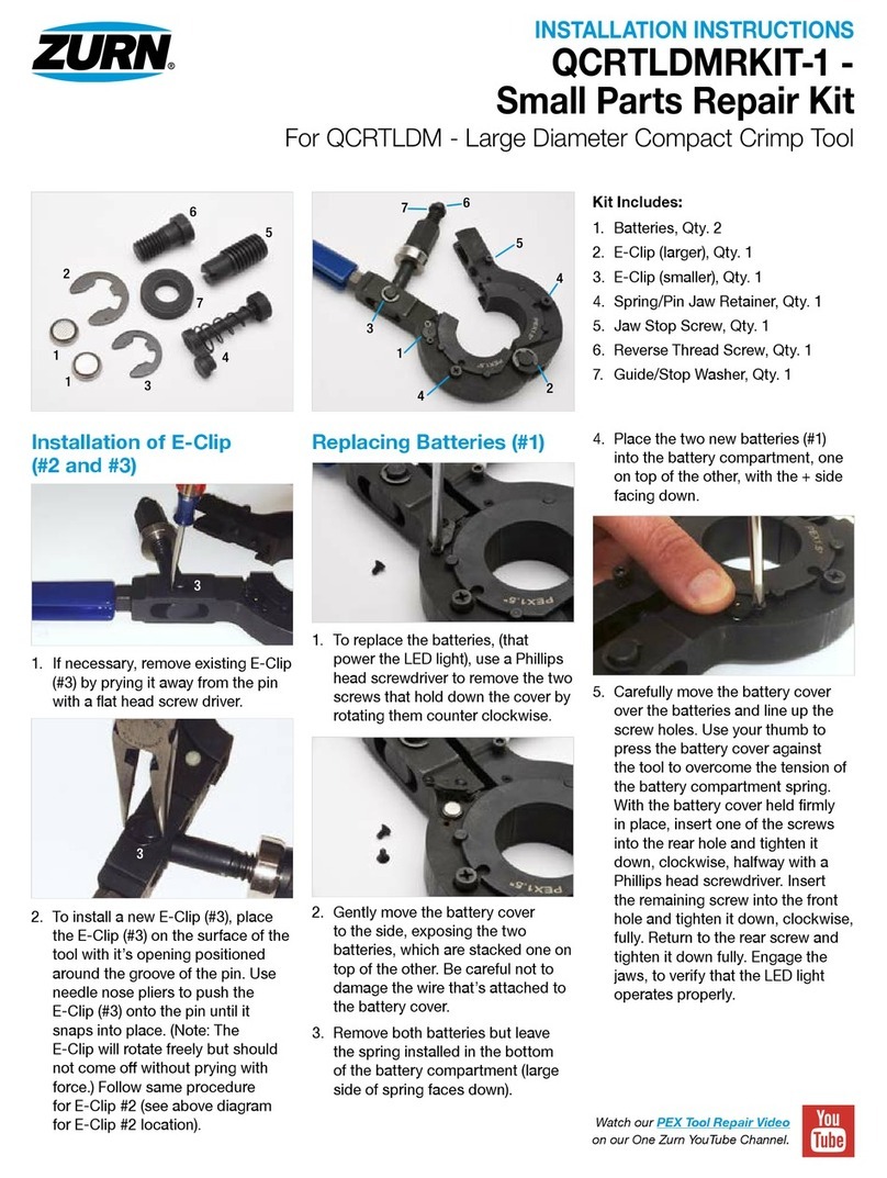 ZURN QCRTLDMRKIT-1 installation instructions