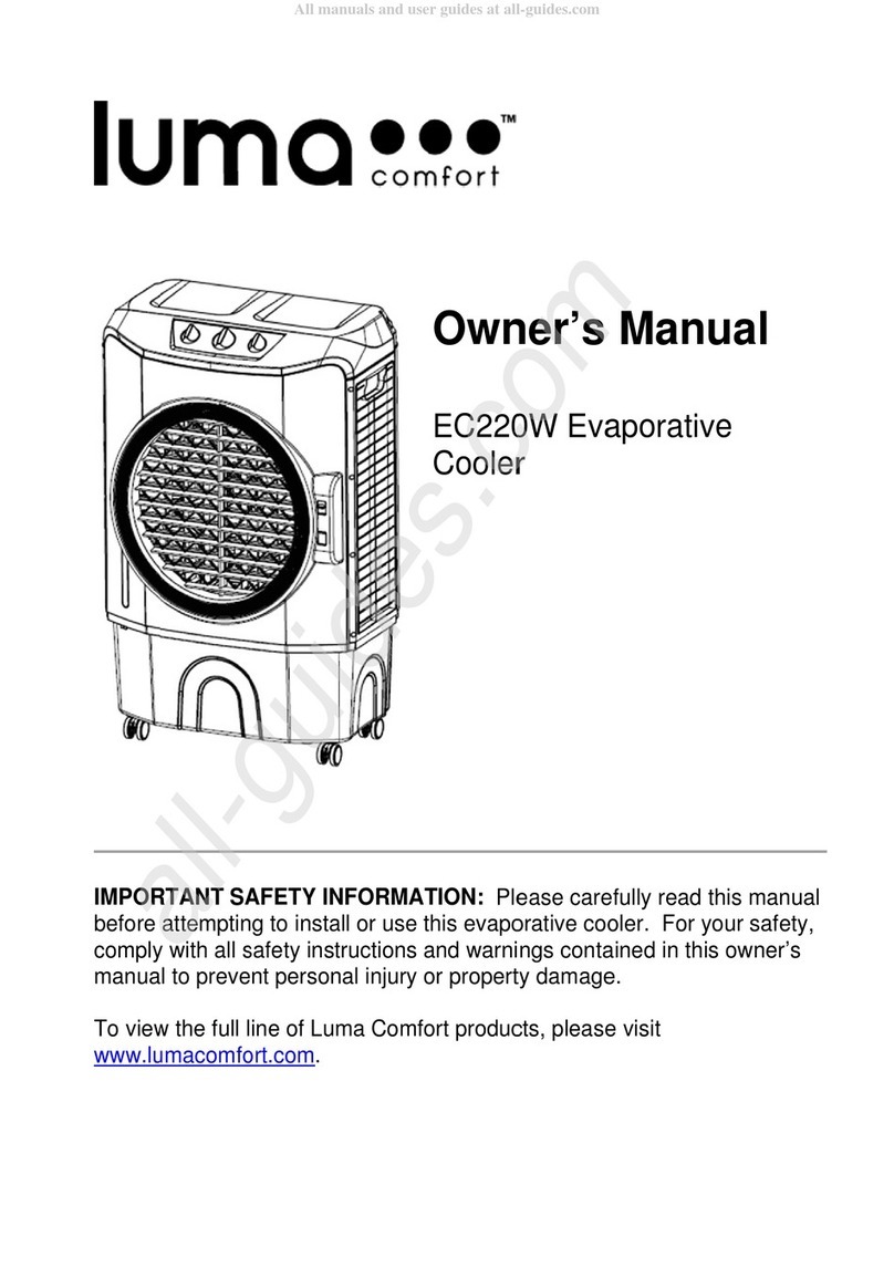 Luma EC220W owner's manual