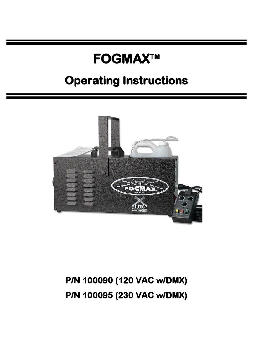CITC FogMax 100090 User manual