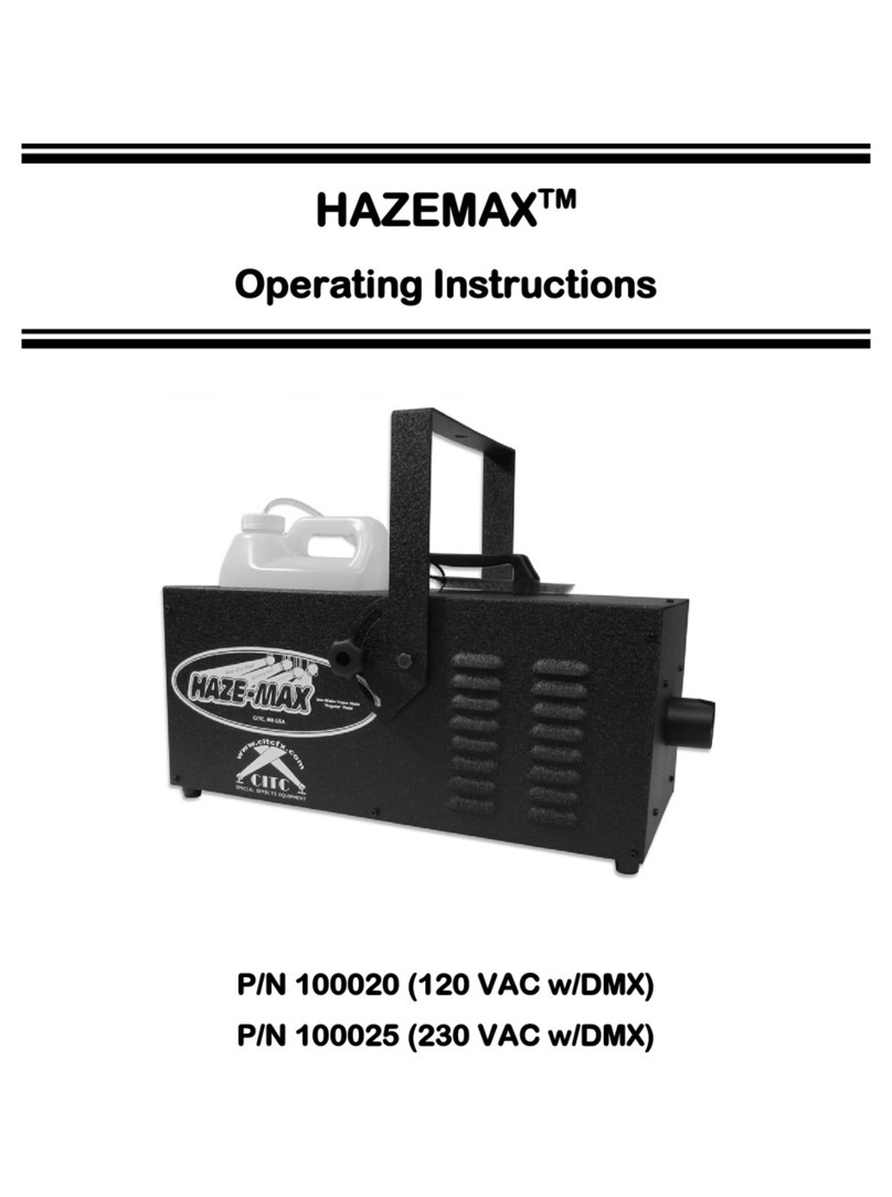CITC HAZE-MAX 100025 User manual