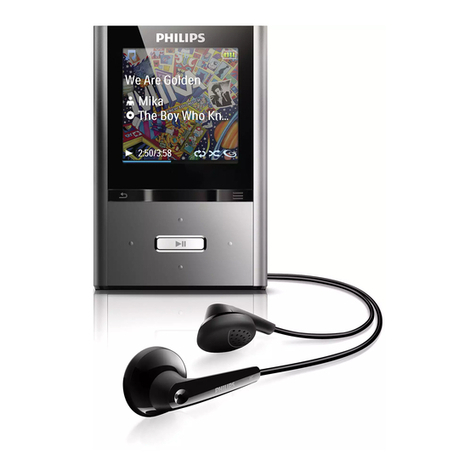 Philips GoGear Digital Audio Player quick start guide