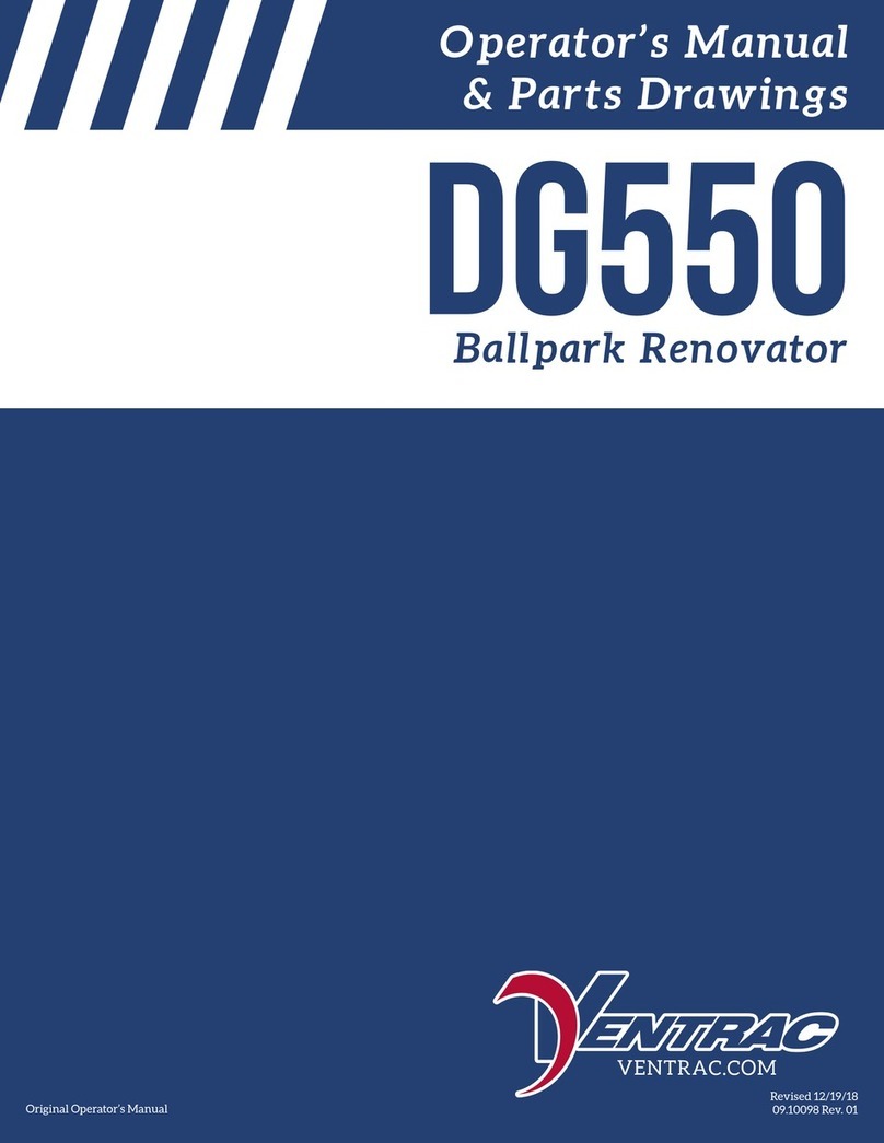 Ventrac DG550 BALLPARK RENOVATOR Operator's manual