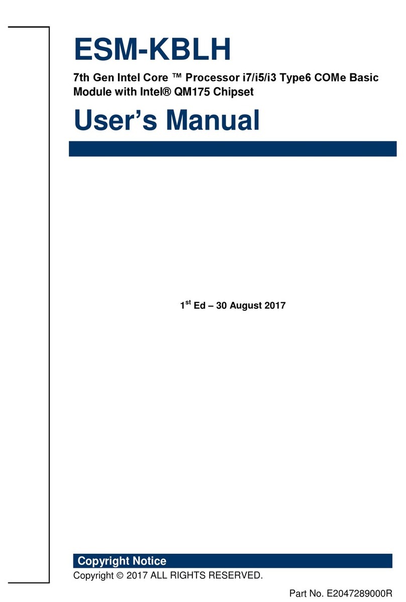 BCM Advanced Research ESM-KBLH user manual