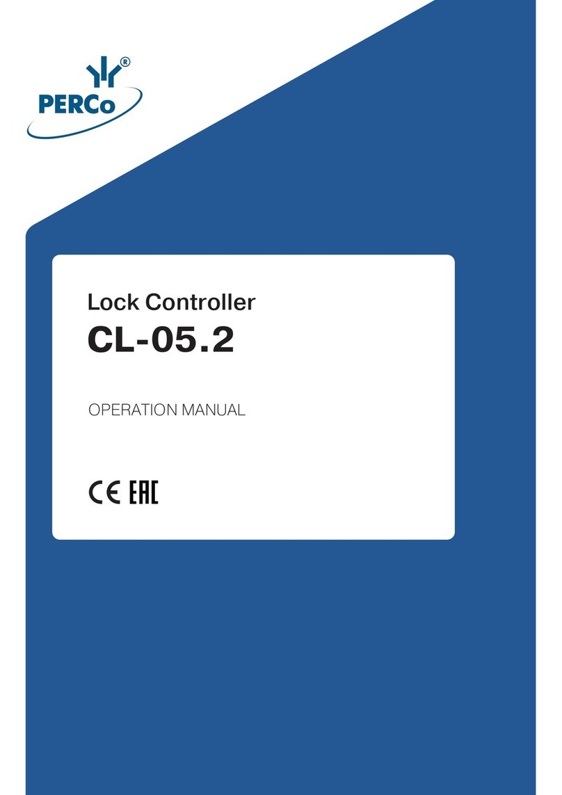 PERCo CL-05.2 Operation manual