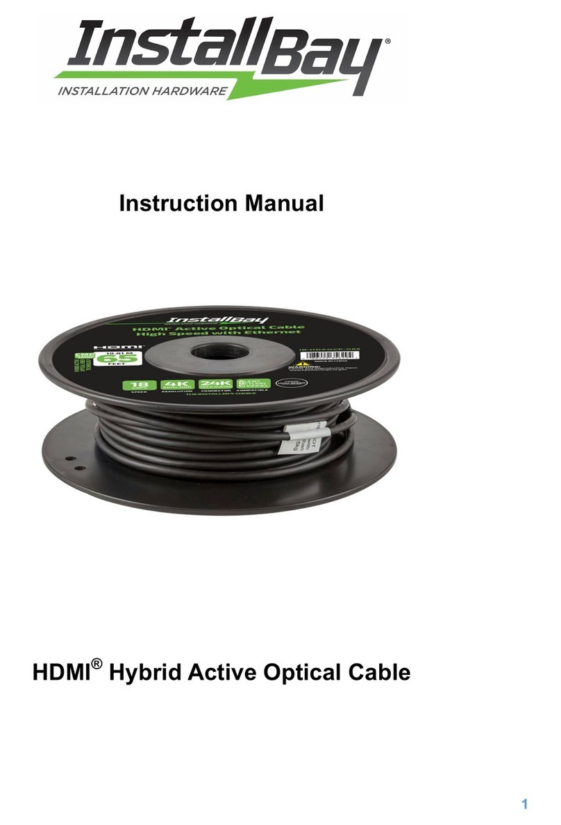 Install Bay IB-HDAOC-015 instruction manual