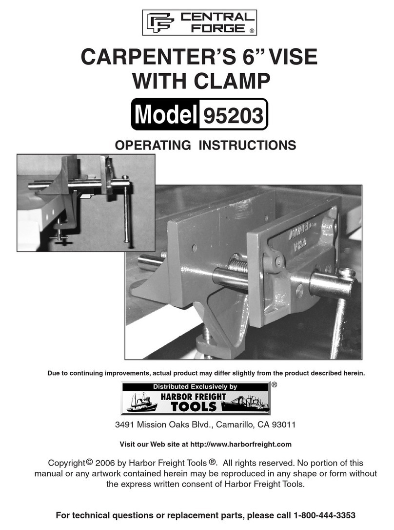 Central Forge 95203 operating instructions