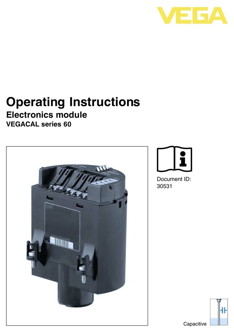 Vega VEGACAL 60 Series operating instructions Vega VEGACAL 60 Series operating instructions