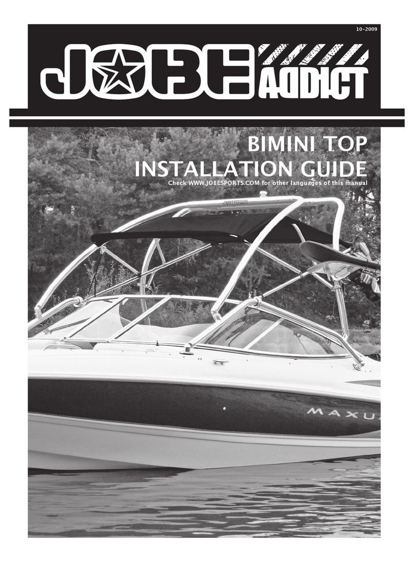 JOBE BIMINI TOP installation guide