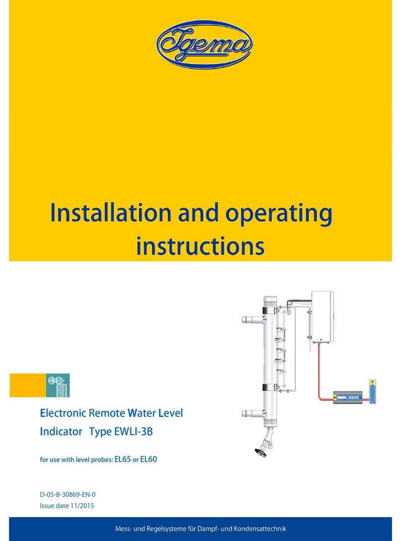 Igema EWLI-3B Installation and operation instruction