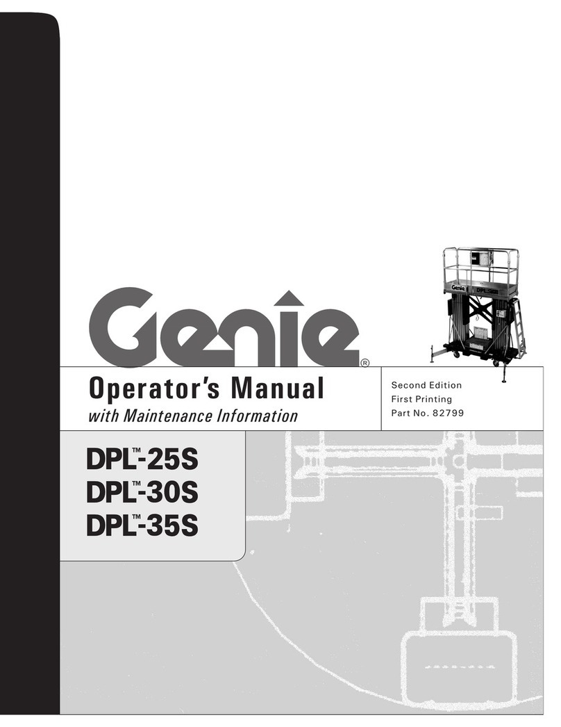 Genie DPL-25S Operator's manual