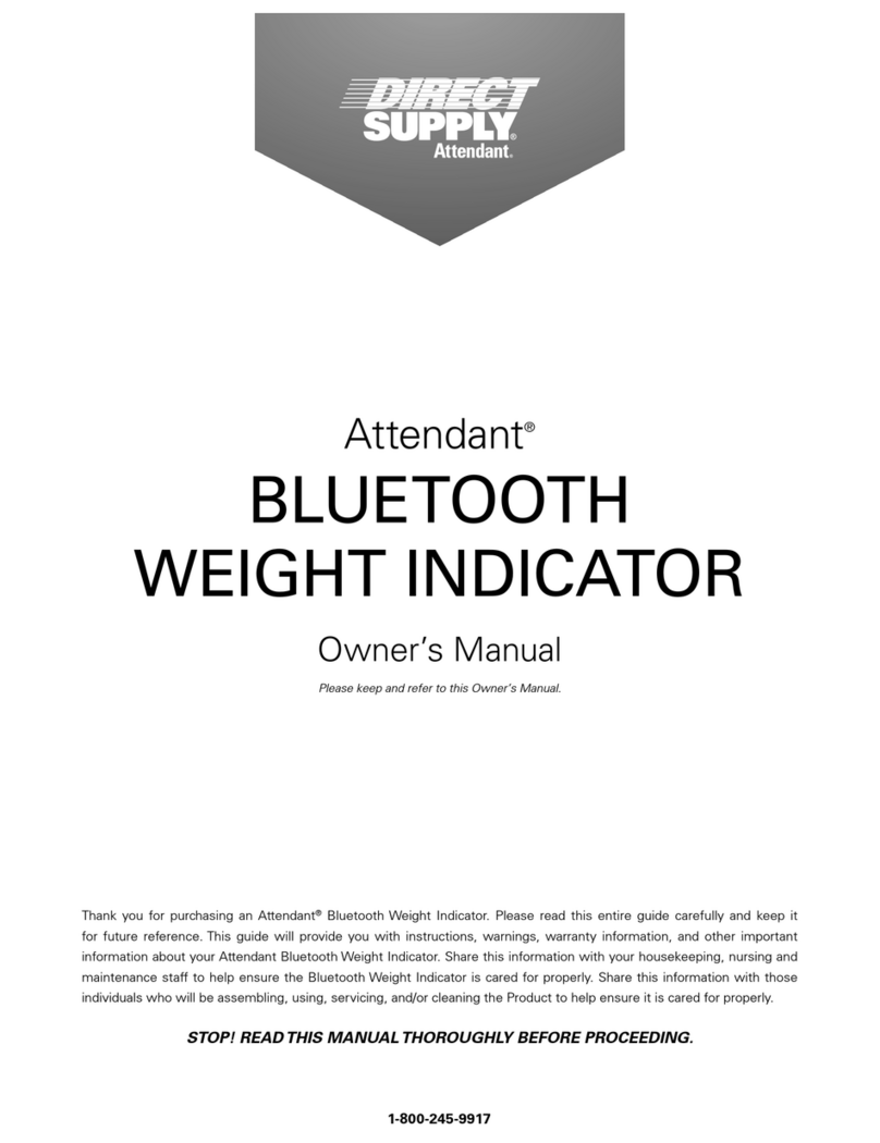 Direct Supply Attendant owner's manual