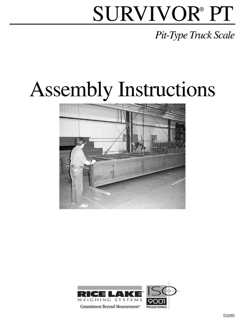 Rice Lake SURVIVOR PT User manual