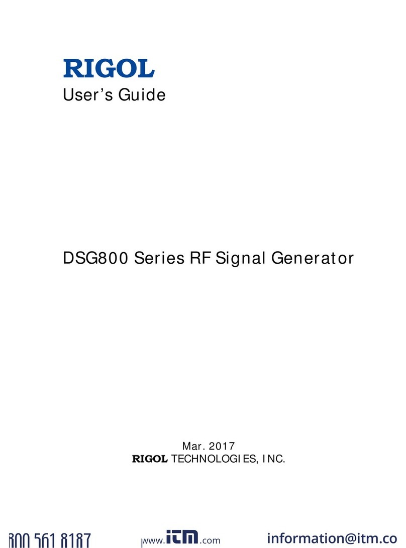 Rigol DSG800 Series user guide