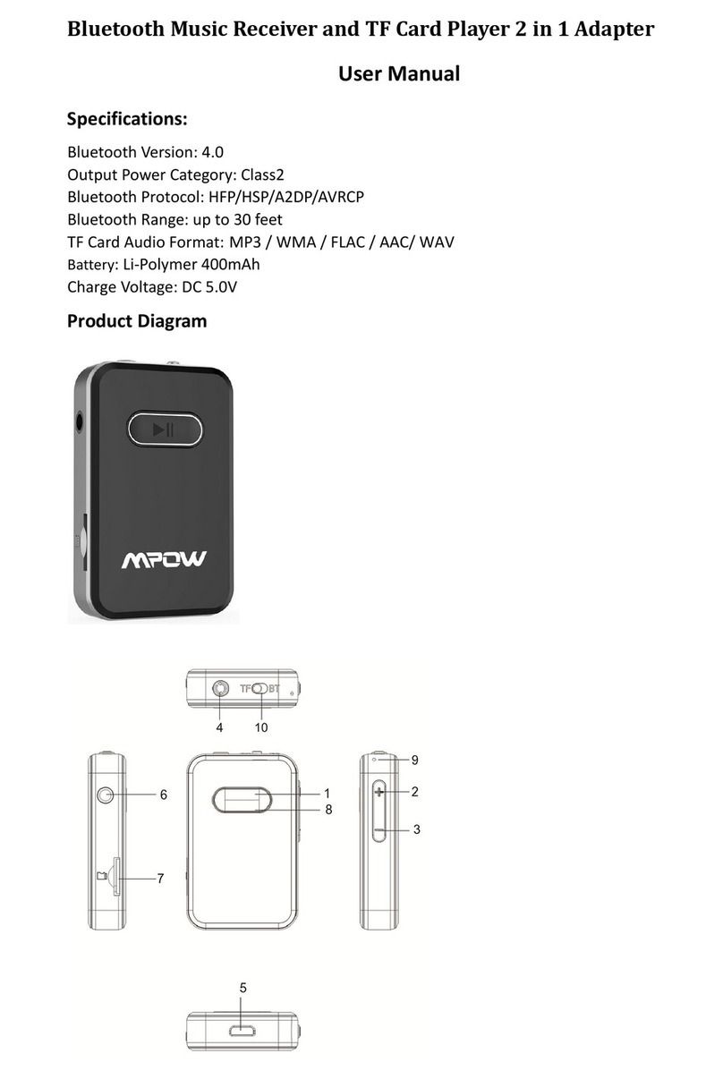 Mpow BH182A User manual
