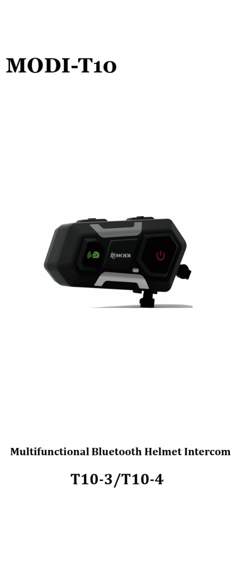 MODI T10 Series User manual
