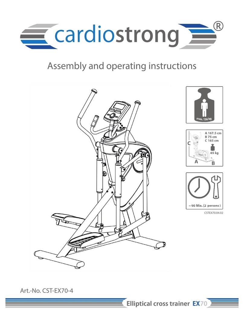CARDIOSTRONG EX70 User manual