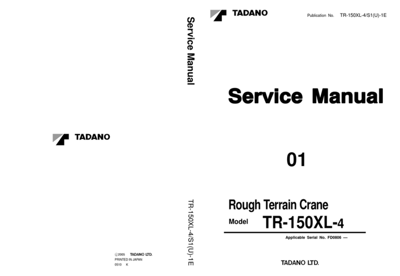 Tadano TR-150XL-4 User manual