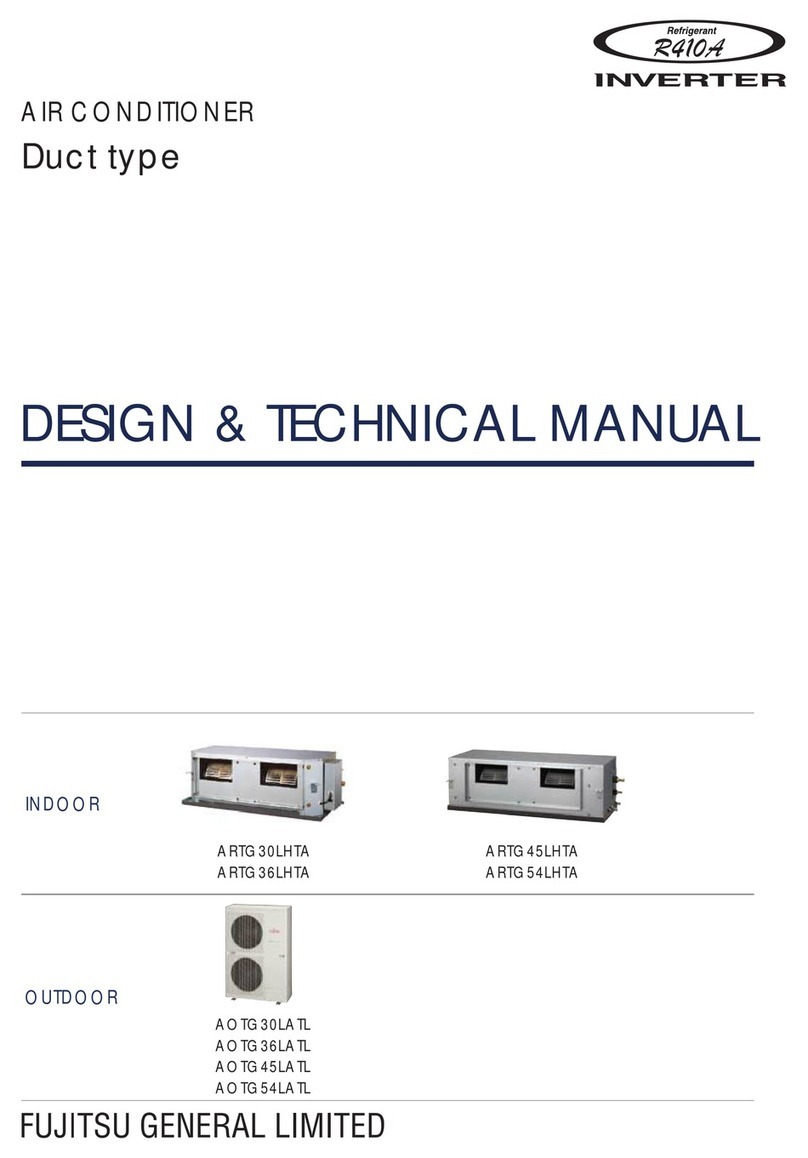 Fuji General Limited ARTG30LHTA Design & technical manual