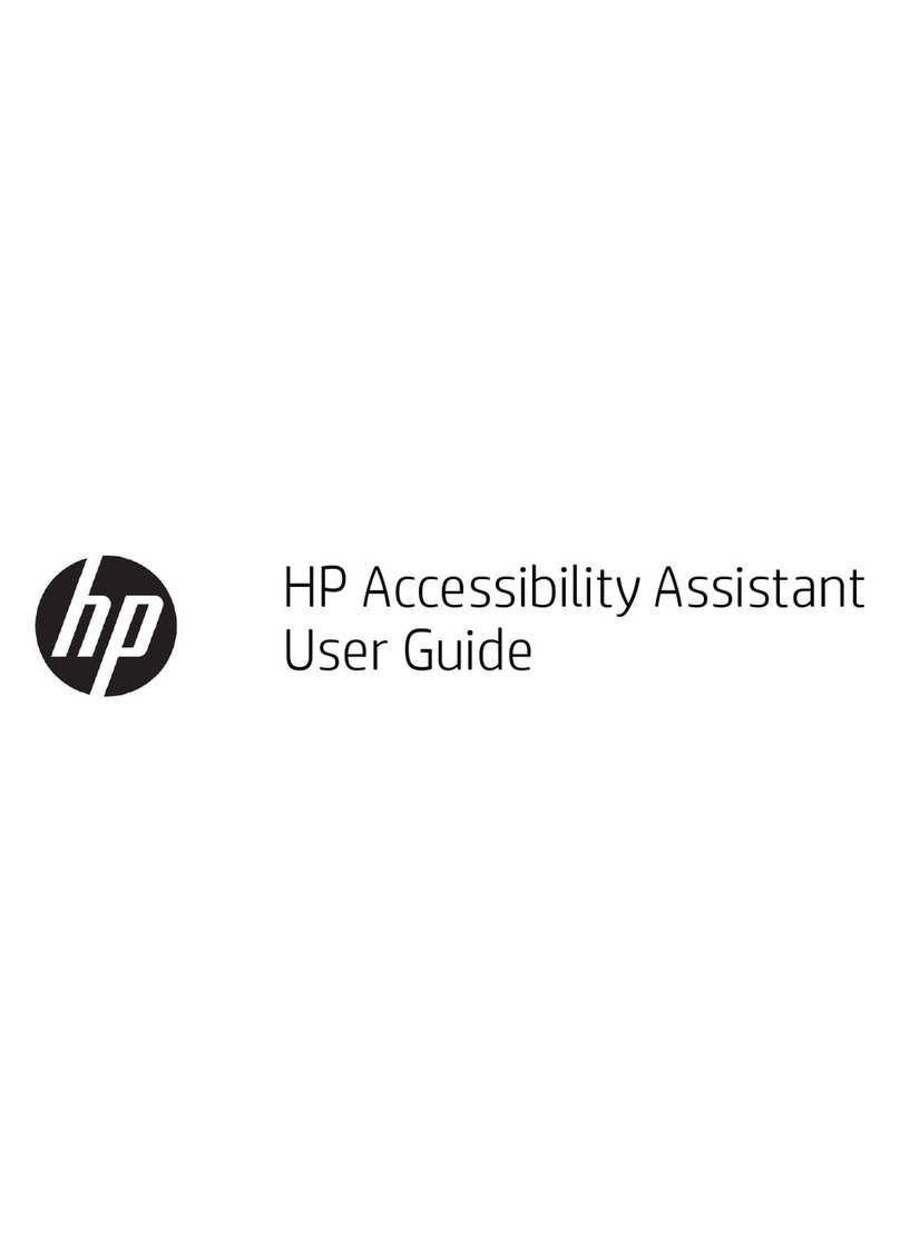 HP Accessibility Assistant User manual