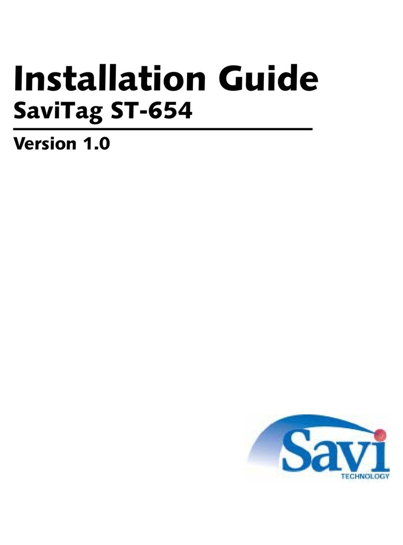 Savi SaviTag ST-654 installation guide