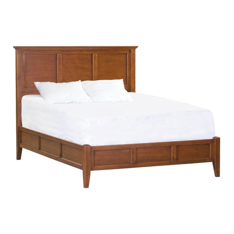 Whittier Wood Furniture 1349FSTe Assembly instructions