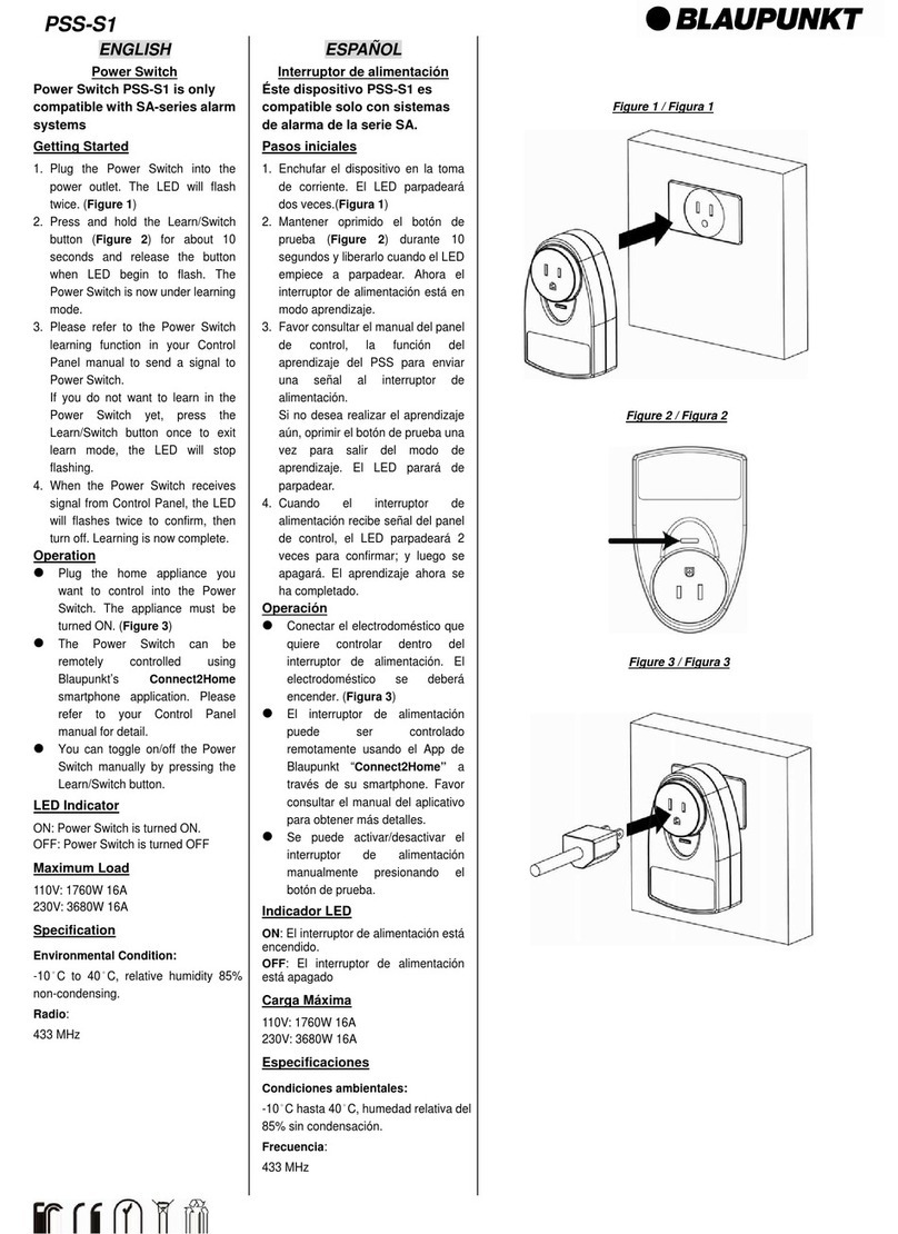 Blaupunkt PSS-S1 quick guide