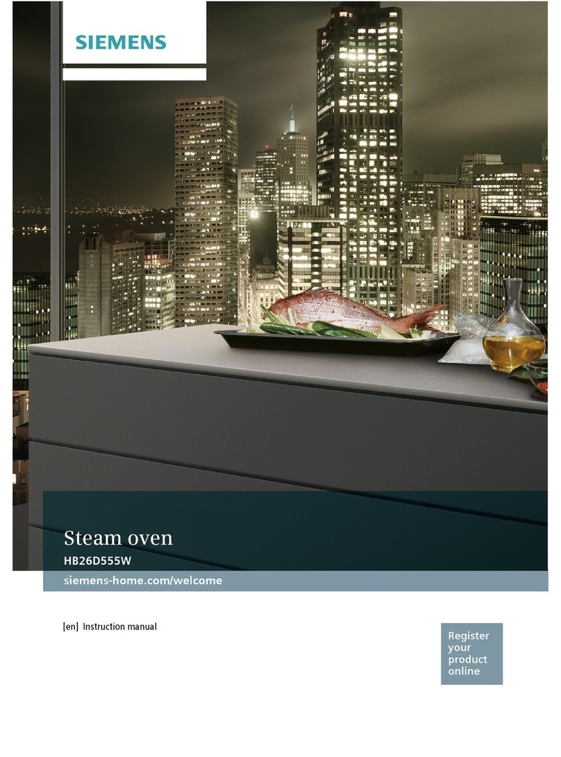 Siemens HB26D555W User manual