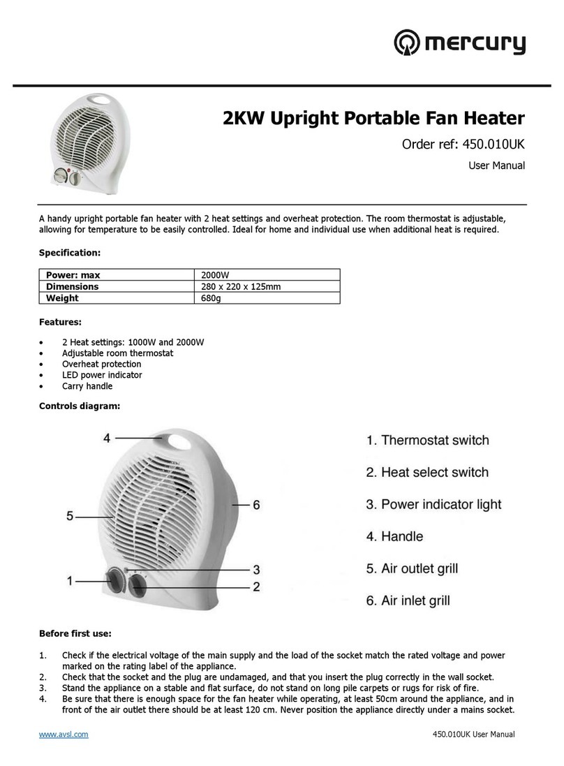 Mercury 450.010UK user manual