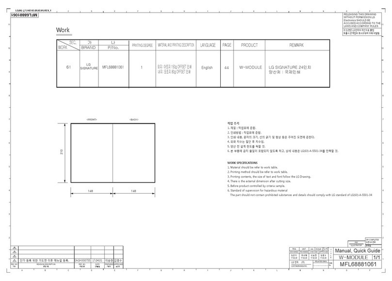 LG SIGNATURE WTP20WX User manual