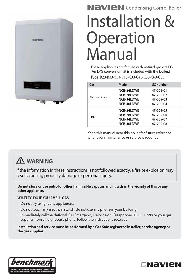 Navien NCB-24LDWE Installation & operation manual