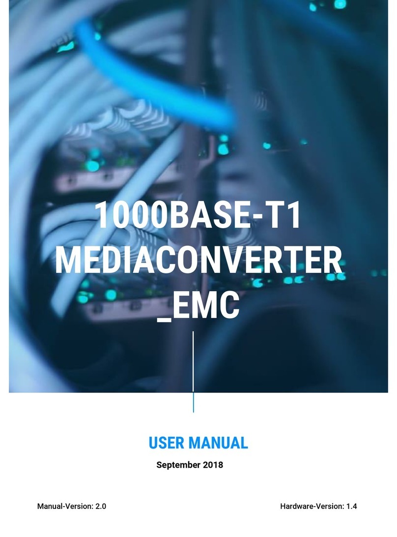 Technica Engineering 1000BASE-T1 MediaConverter_EMC User manual