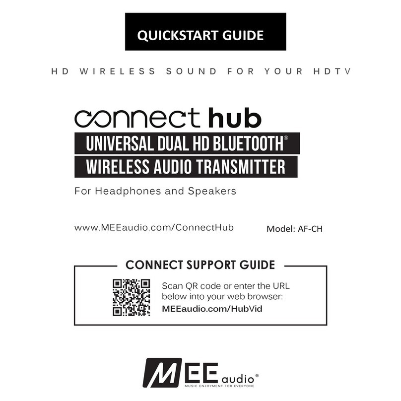 MEE AUDIO AF-CH quick start guide
