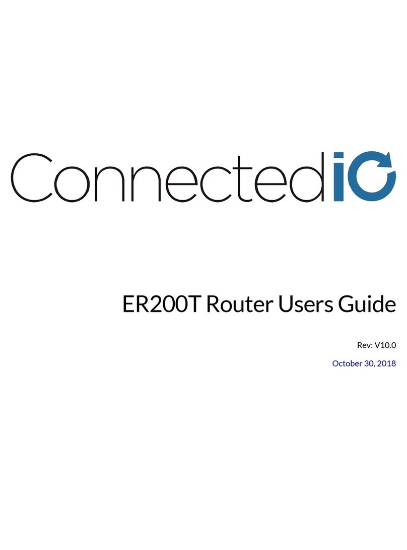 Connected IO ER200T User manual