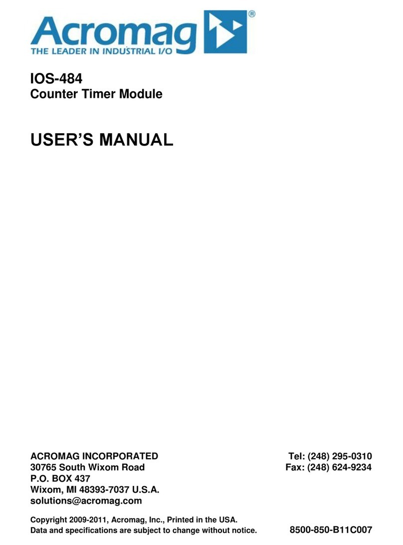 Acromag IOS-484 User manual