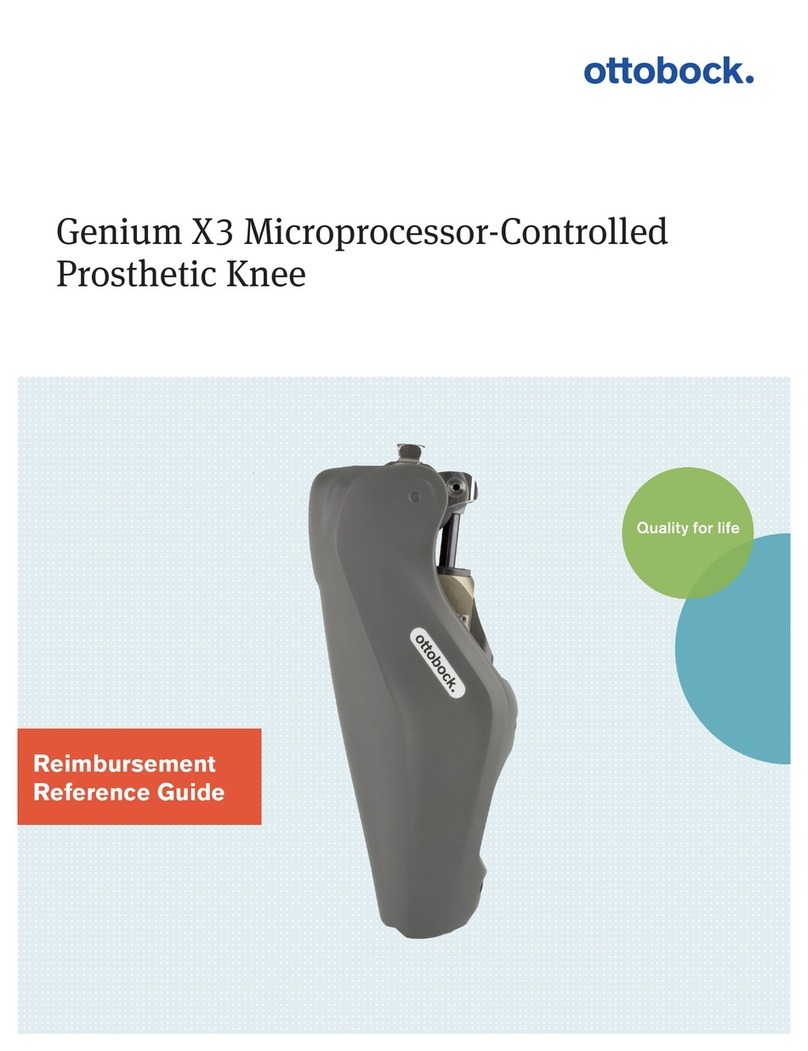 Otto Bock Genium X3 User manual