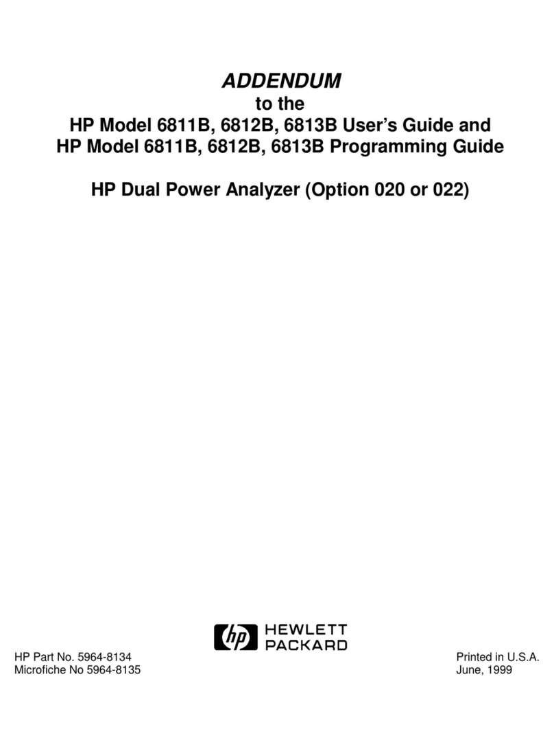 HP 6811B User manual
