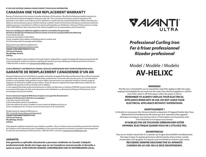 Avanti AV-HELIXC manual