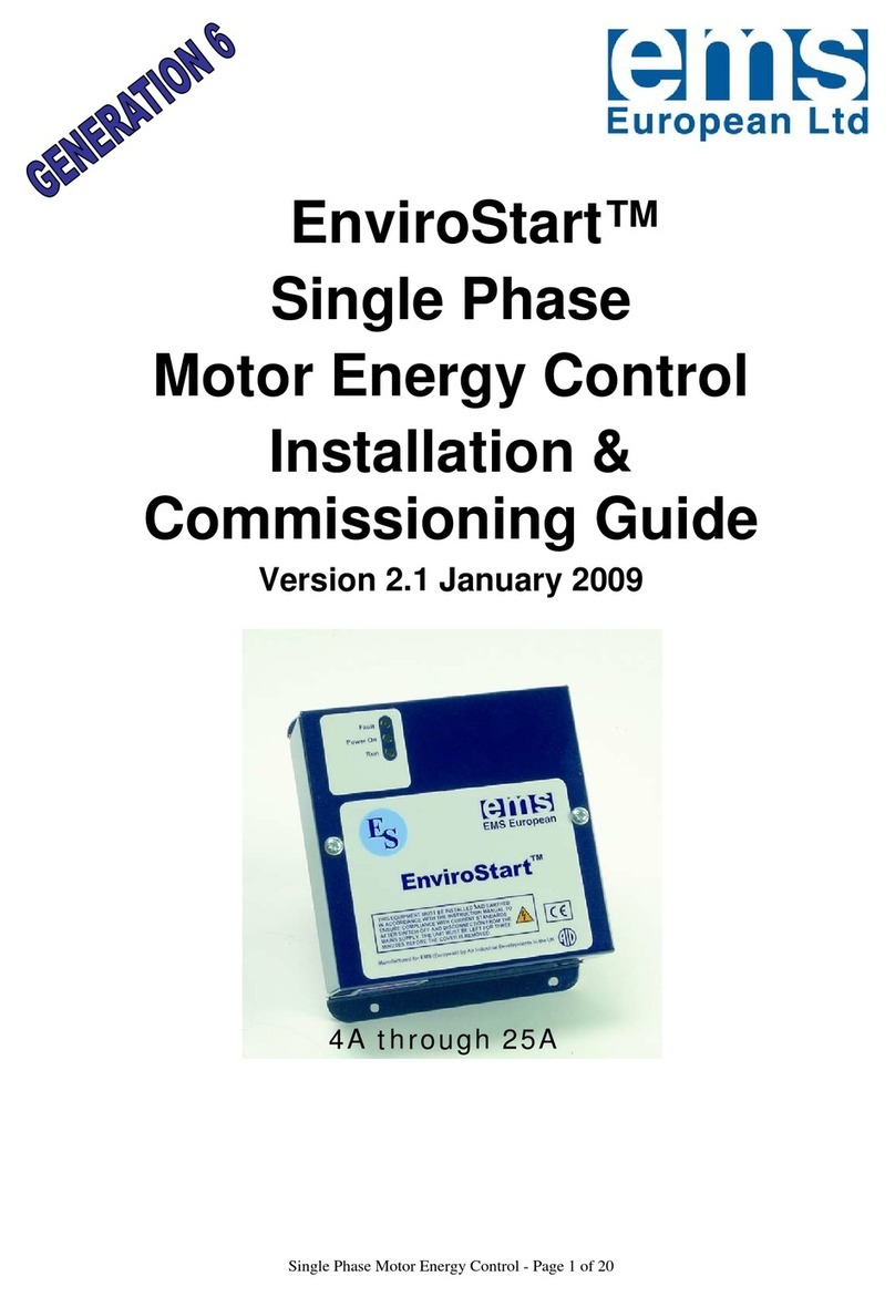 EMS EnviroStart User manual