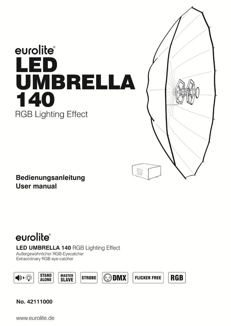 EuroLite LED Umbrella 140 user manual