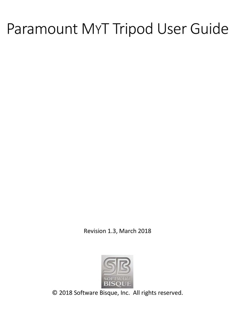 Software Bisque Paramount MYT user guide