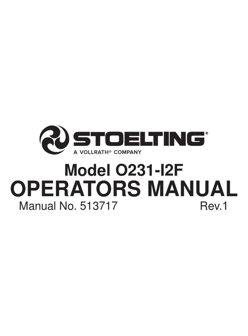 Stoelting O231-I2F Operator's manual