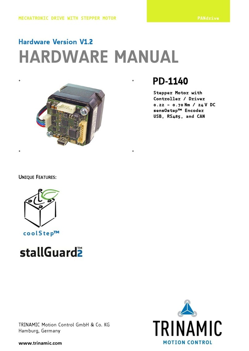 Trinamic PANdrive PD-1140 Hardware manual