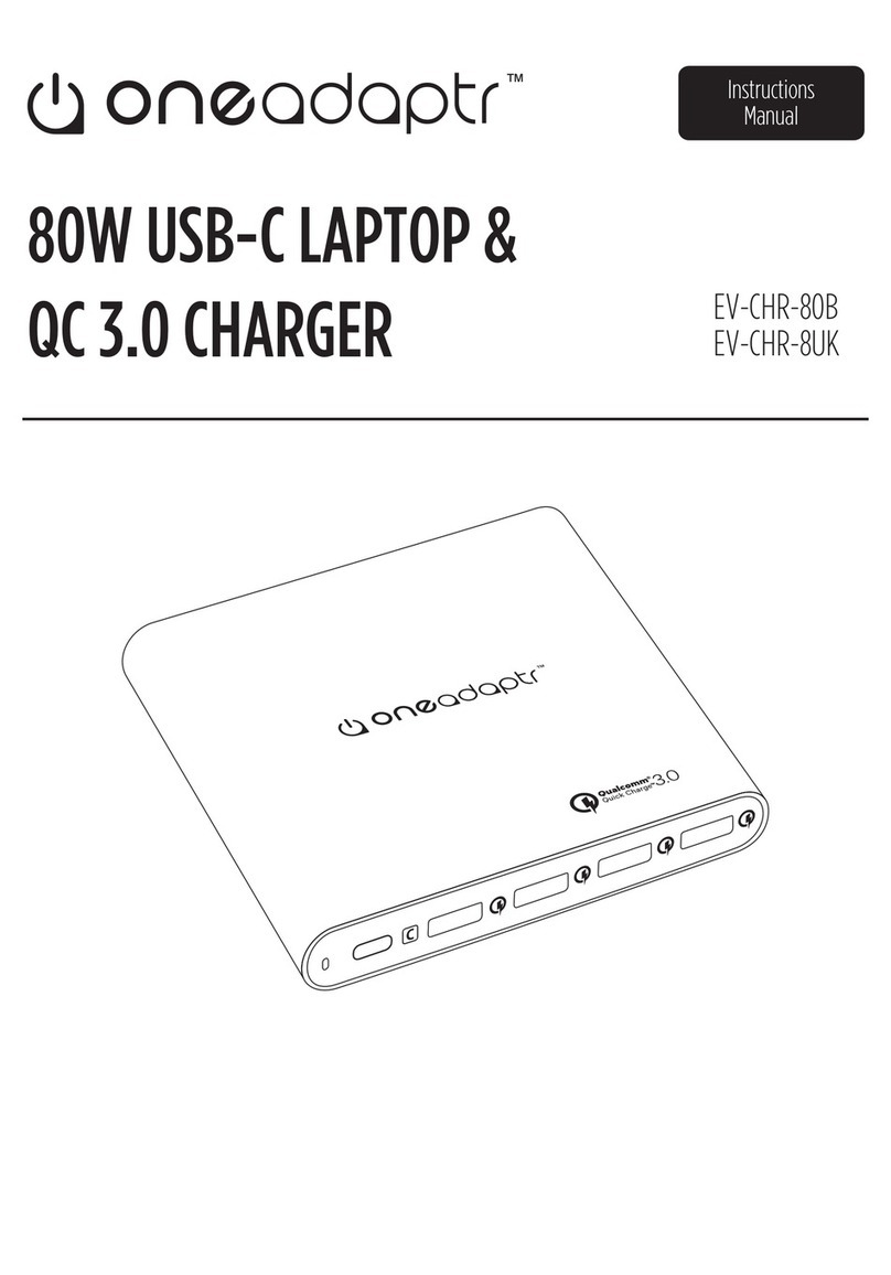 OneAdaptr EV-CHR-80B instruction manual