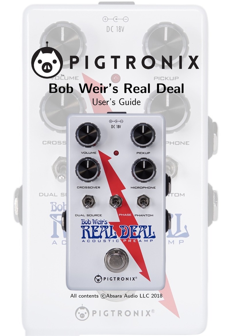 pigtronix Bob Weir's Real Deal user guide